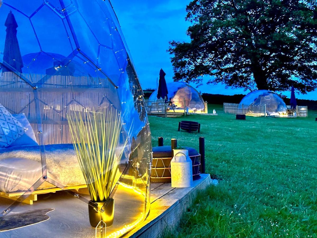 Hotel Deerstone Glamping-Pinhaw Beacon Dome Hot Tub Earby Exterior foto